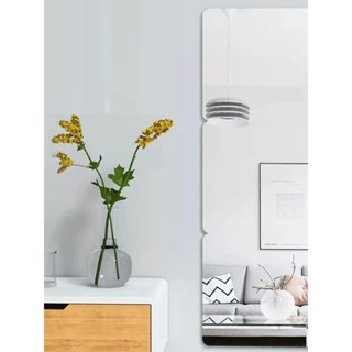 3 Espelhos Adesivo Decorativo De Parede 30x20 cm Versátil em Oferta na Shopee