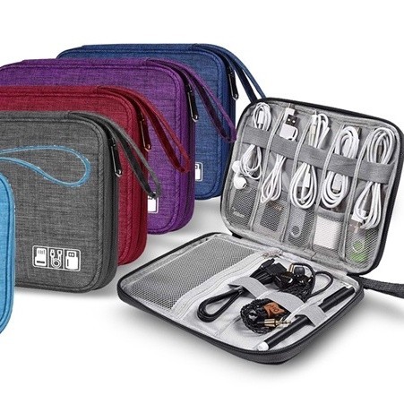 Case Estojo organizadora de cabos e acessórios, pen drive hd externo