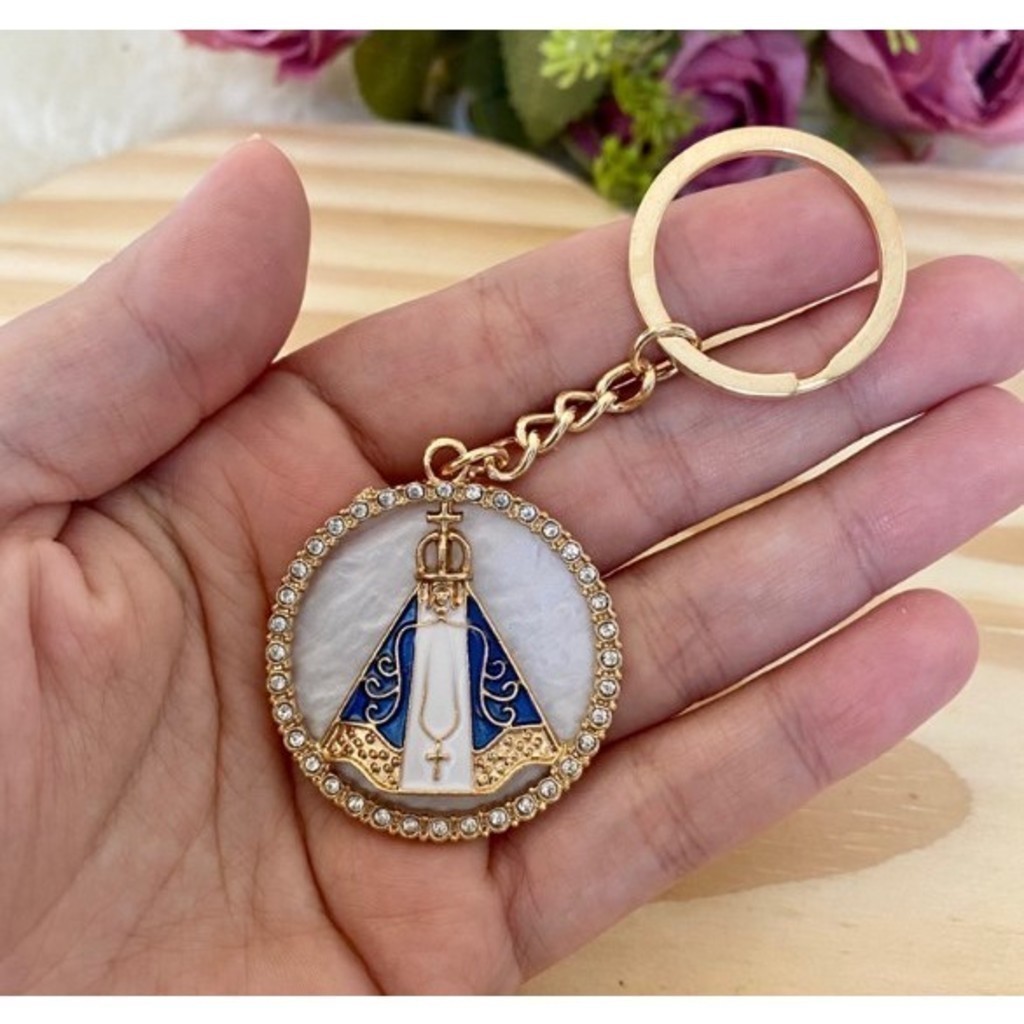 KIT 12 PCS Chaveiro De Metal avançado Delicado Com Strass Maria/Modelo aleatorios--GUI ANA em Oferta na Shopee