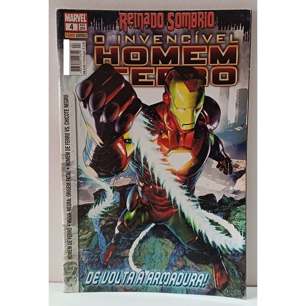 Hq O Invencível Homem de Ferro Nº 4 - Panini Comics