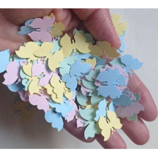 20 Mini Borboletas 2cm aplique de Festa CandyColor em Oferta na Shopee