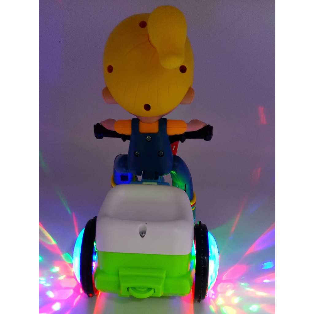 Brinquedo Interativo Triciclo Infantil com Luz Musical Empina 360° - Educativo e Divertido para Meninas e Meninos — imagem 2 de 2