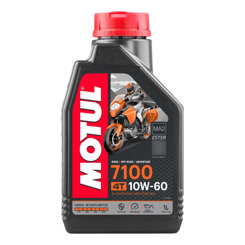 Óleo Motul Lubrificante 7100 10w60 4t 100% Sintético 1litro - Spare Parts and Accessories for Vehicles
