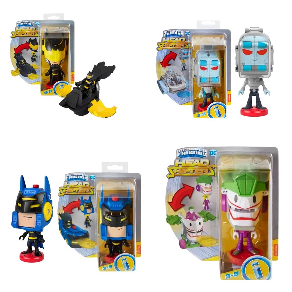 Boneco Imaginext DC Head Shifters - Mattel - Hobbies & Collections