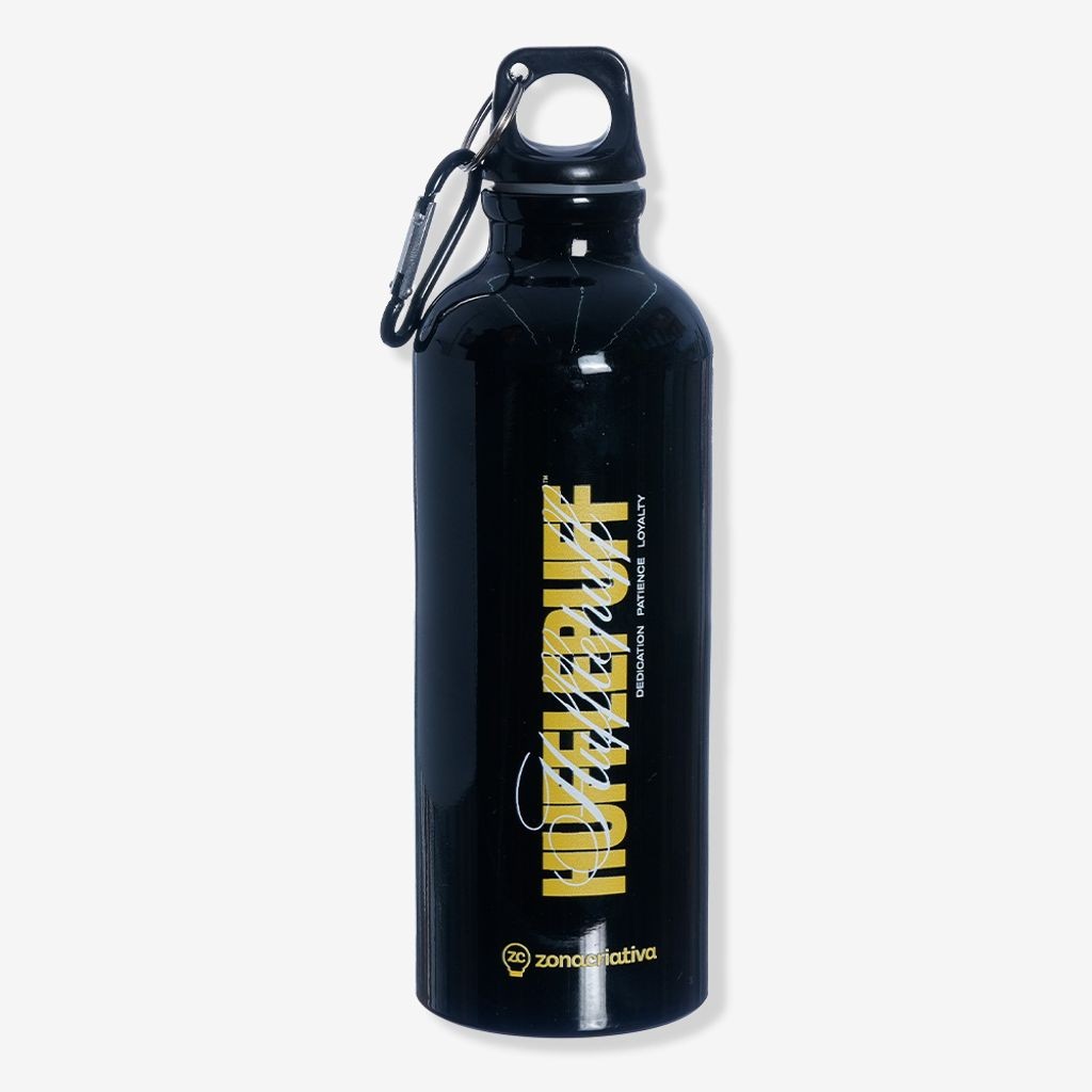 Garrafa com Mosquetão Lufa Lufa – Harry Potter em Oferta na Shopee