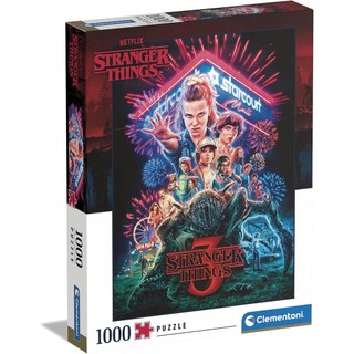 Puzzle 1000 Peças Stranger Things 3- Clementoni em Oferta na Shopee
