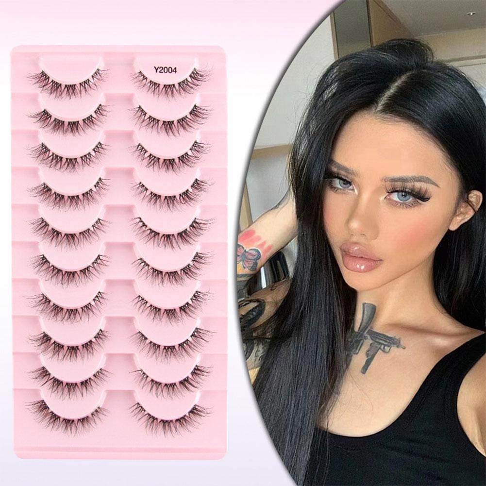 Pestanas 3d Mink Lashes Russas Extensão Falsa De Falsas C0j8