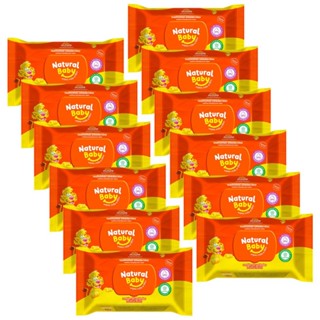 Kit 12 Toalhas Umedecidas Natural Baby Mãe e Filho 50un cada em Oferta na Shopee