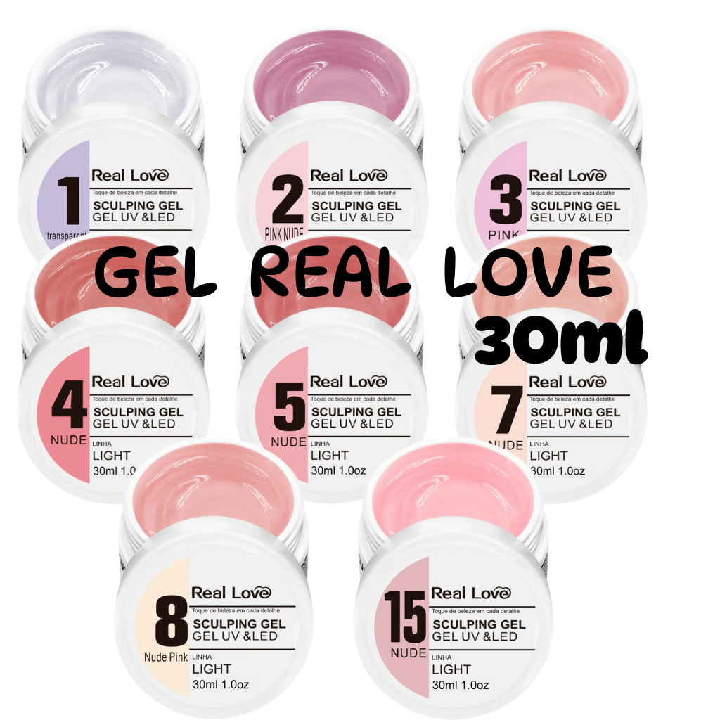 Sculpting Gel 30ml Gel de Modelagem para Unhas  - Real Love em Oferta na Shopee