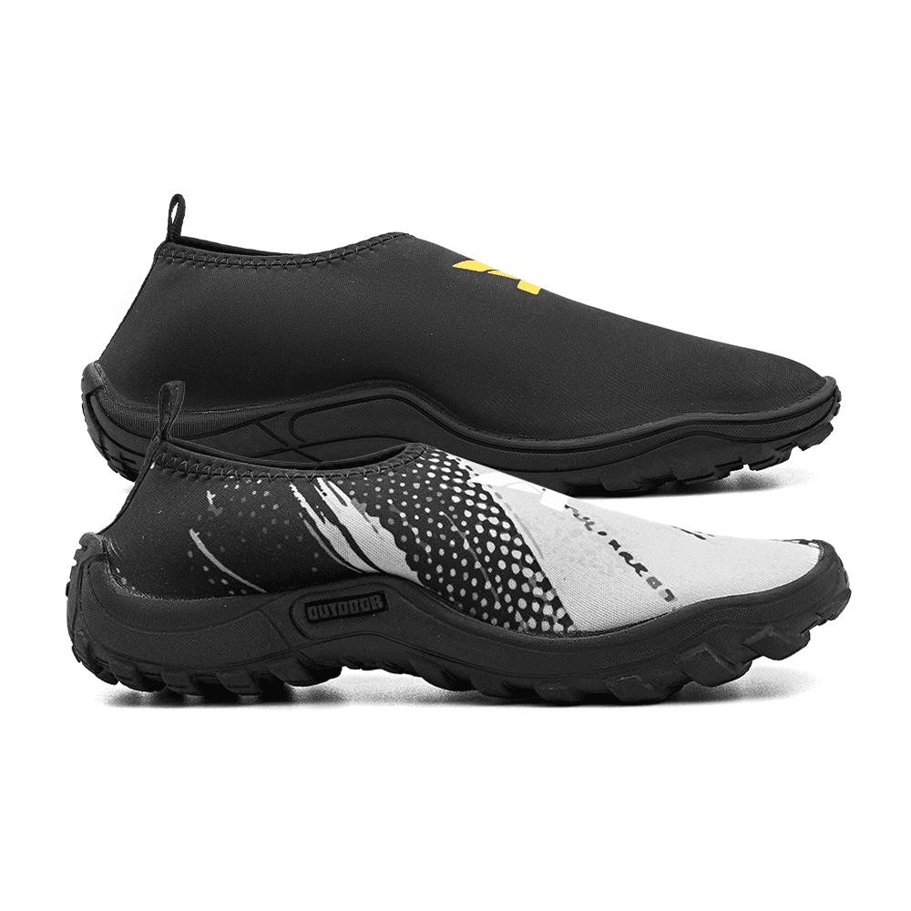 Kit 2 Sapatilha Náutica tenis Neoprene Antiderrapante Flexível Praia Caiaque Esportiva Hibrida