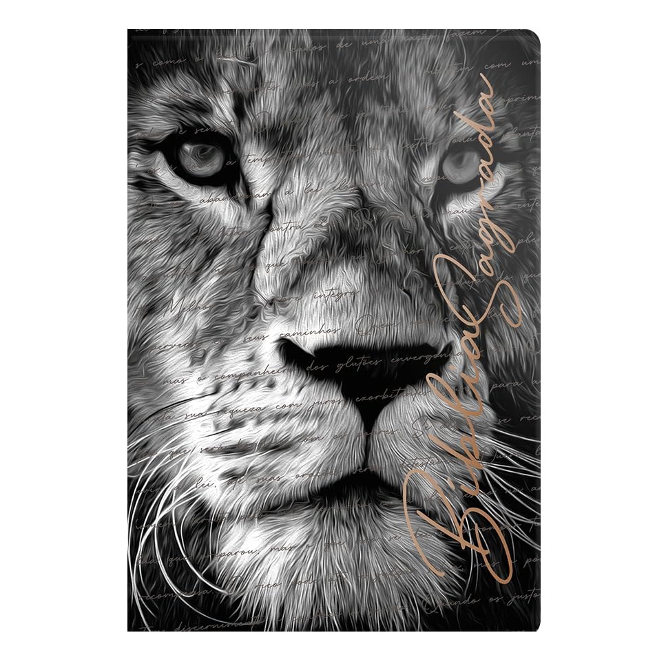 Bíblia Sagrada NVI | Letra Grande | Capa Dura | Leão Promessas Divinas em Oferta na Shopee