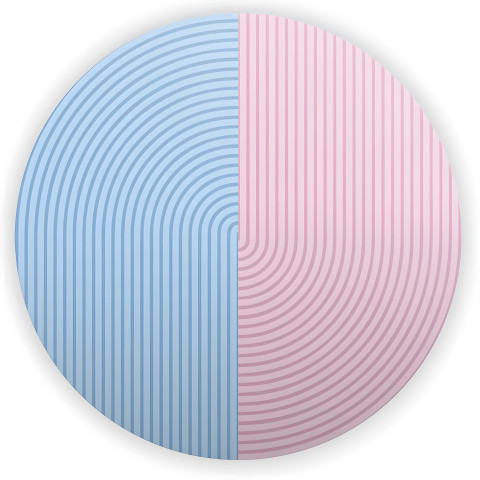 NOVO Painel Festa Infantil Redondo Boho Mesclado Rosa e Azul Chá Revelação + Arco, Suporte incluso. Fazemos personalizado com qualquer tema. Confeccionado em Lona fosca, impressão de alta resolução. cenário , p/ Decoração