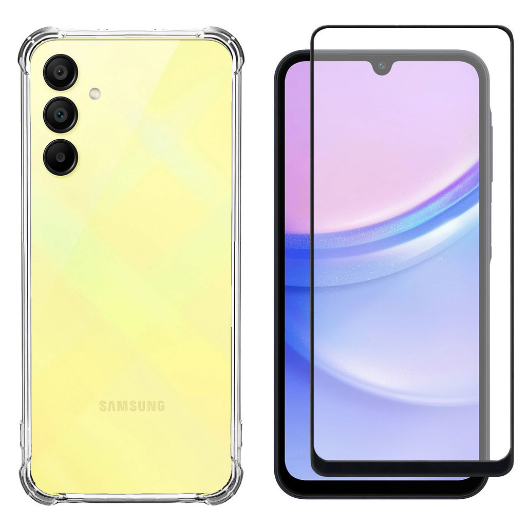 Capa Capinha Case + Película De Vidro Temperado 3D P/ Samsung Galaxy A15 - Tech Otoni