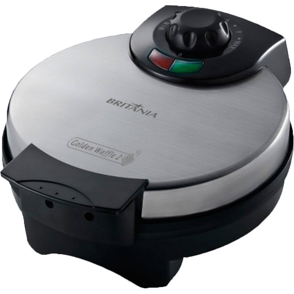 Máquina de Waffle Britânia Golden 850W em Oferta na Shopee