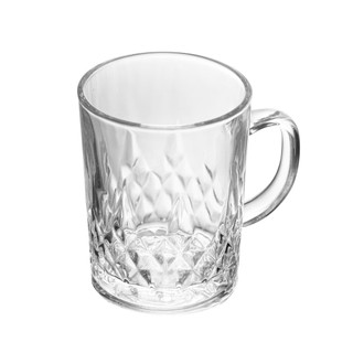 Caneca Lyor Diamante de Vidro 220ml em Oferta na Shopee