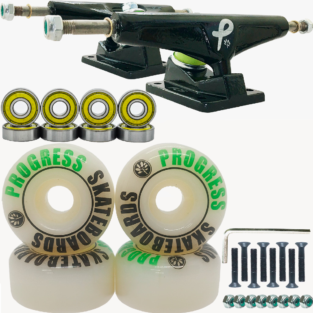 Truck PGS Profissional, Roda 54, Rolamento abec 13, Parafuso em Oferta na Shopee