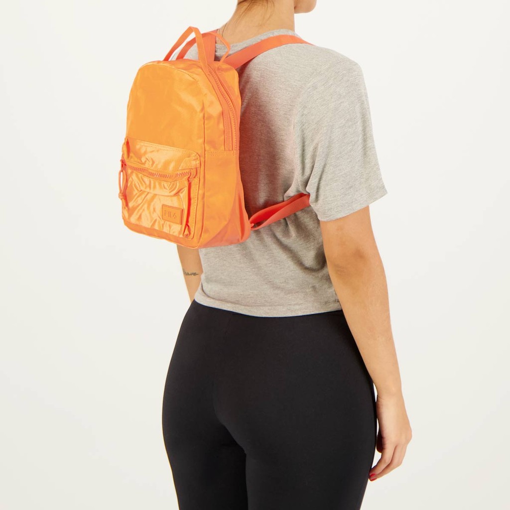 Mochila Fila Mini Box Laranja Coral