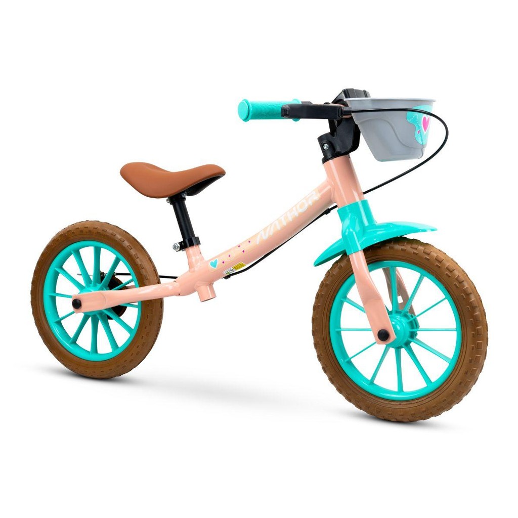 Bicicleta Equilíbrio Balance Sem Pedal Aro 12 Love Nathor em Oferta na Shopee