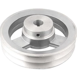 Polia Alumínio 2 Canais Perfil A 150mm com Furo 3/4" Vonder