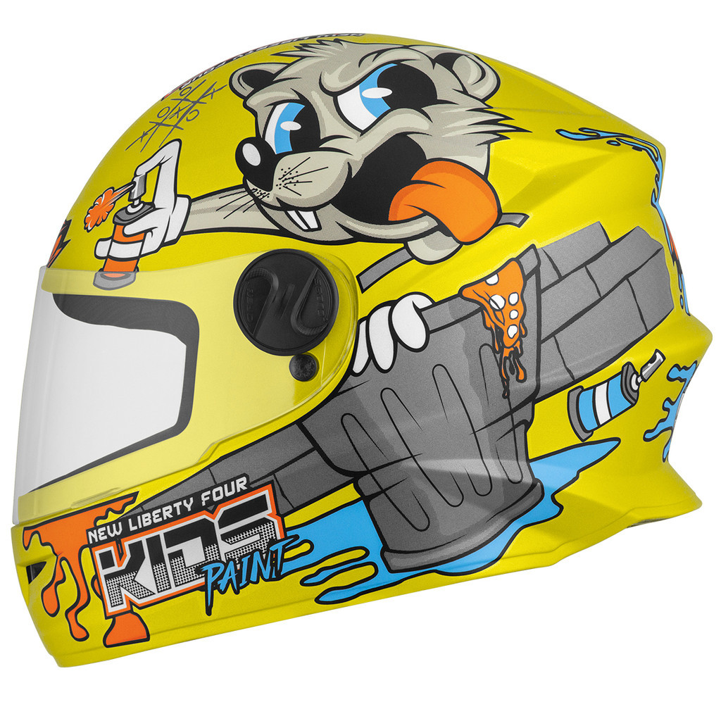 Capacete Fechado Pro Tork Liberty Four Kids Paint Fosco Masculino Feminino  Barato