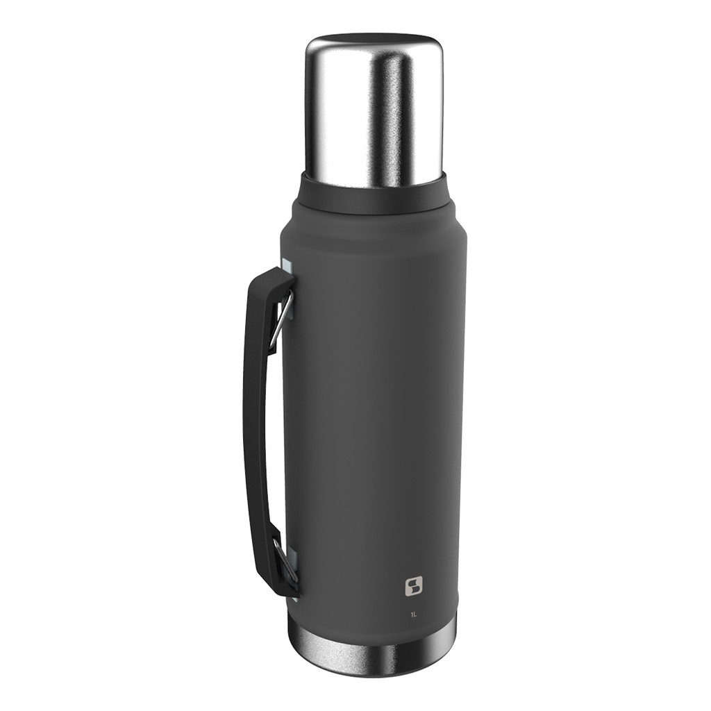 Garrafa Termica Everest 1lto Soprano- Cinza