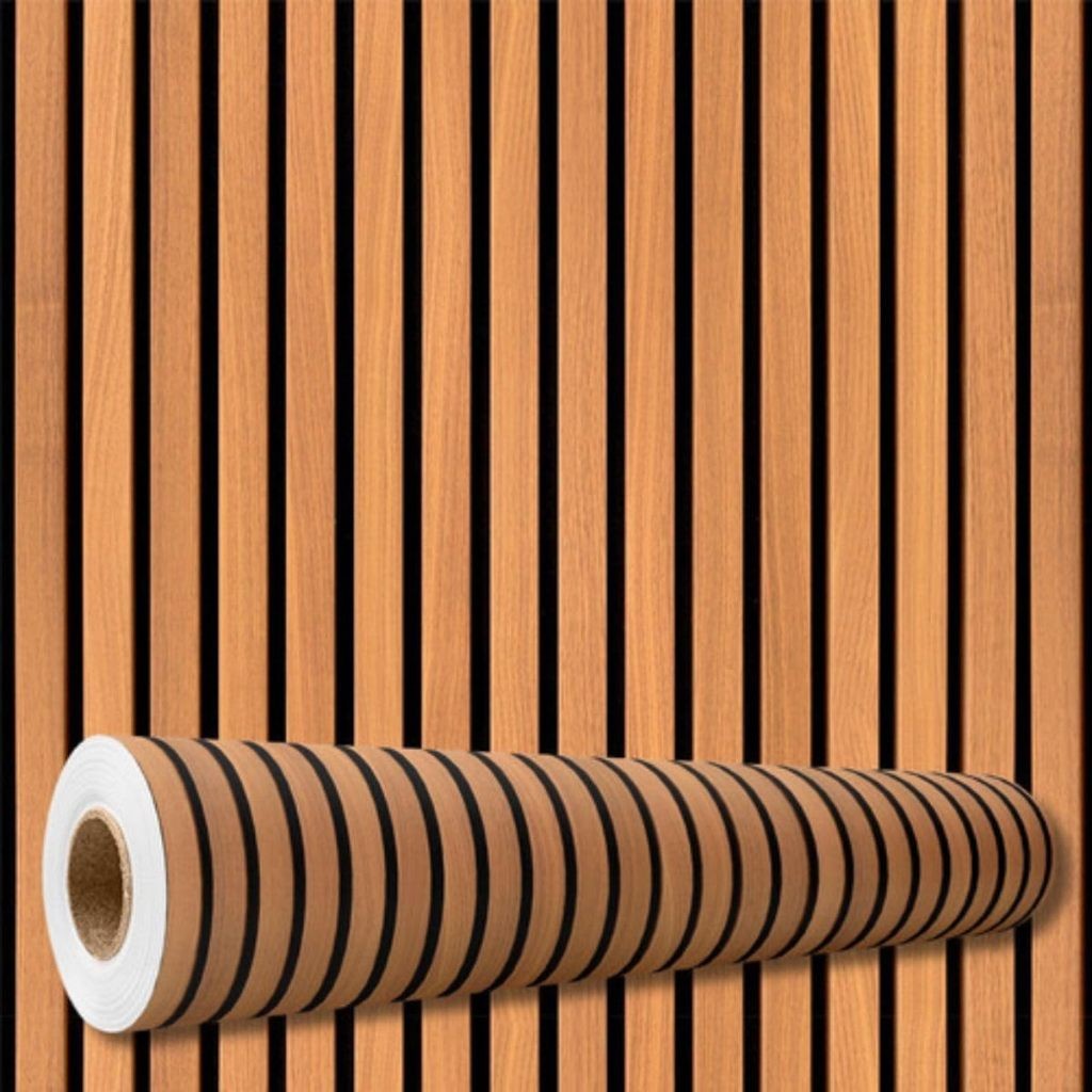 Papel de Parede amadeirado bege 5 METROS x 45CM Adesivo Autocolante para Sala, Quarto em Oferta na Shopee