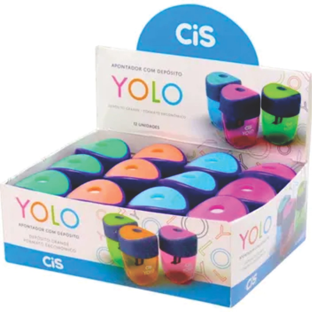 APONTADOR COM DEPOSITO CIS YOLO 4 CORES DP. 5.7181 - SERTIC