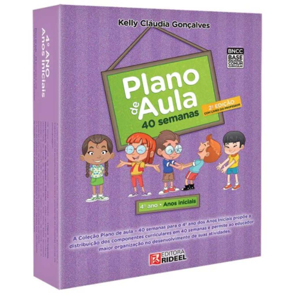 Coleção Pedagógica Plano de Aula 40 Semanas 4º Ano - Atualizada BNCC