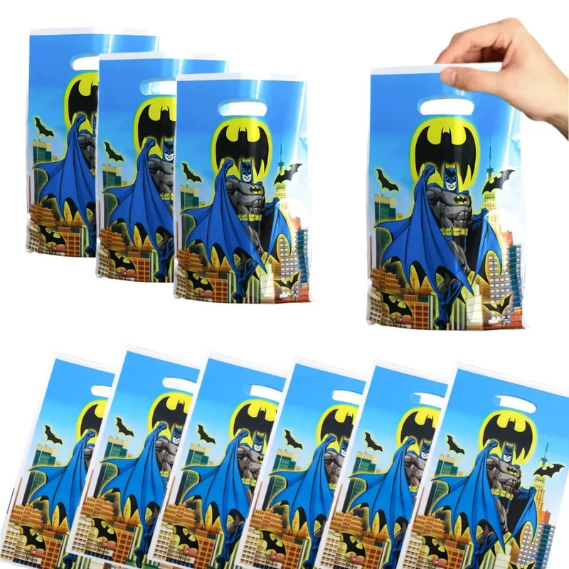 Sacos De Presente Do Batman Decoração De Festa De Aniversário Guloseimas De Super-Heróis Saco De Doces Chá De Bebê Crian em Oferta na Shopee