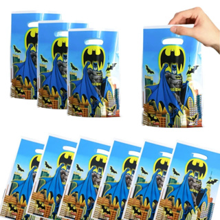 Sacos De Presente Do Batman Decoração De Festa De Aniversário Guloseimas De Super-Heróis Saco De Doces Chá De Bebê Crian em Oferta na Shopee