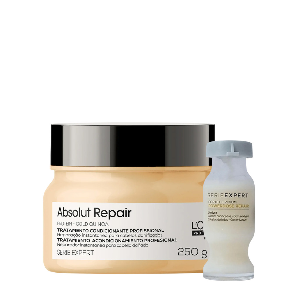 Kit L'Oréal Professionnel Serie Expert Absolut Repair Gold Máscara e Power Repair (2 produtos)