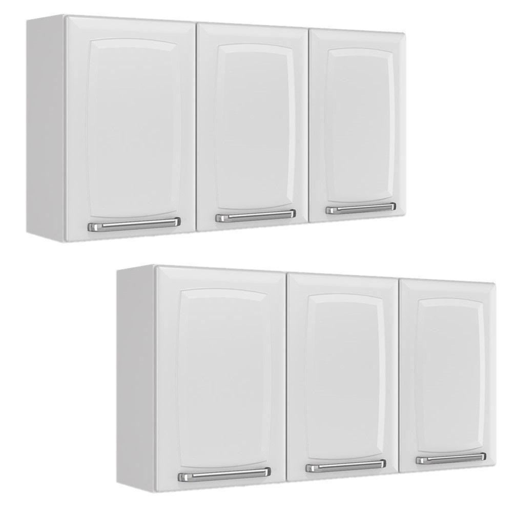 Armario Aereo Itatiaia Luce Kit com 2 peças IP3-105 Branco em Oferta na Shopee