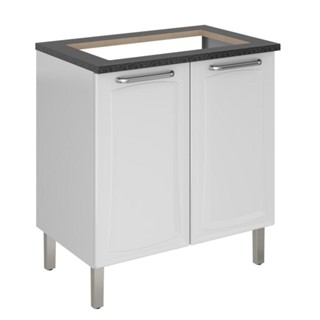 Balcão Cozinha Itatiaia Tarsila para Cooktop 5 Bocas 2 Portaa Branco IG2A-80 COOK 5Q em Oferta na Shopee