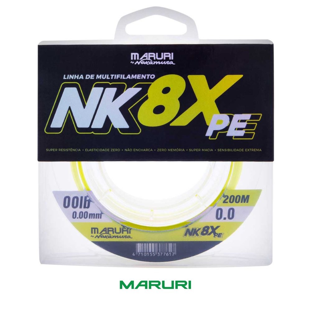 Linha Multifilamento Maruri NK 8X PE| 200mts