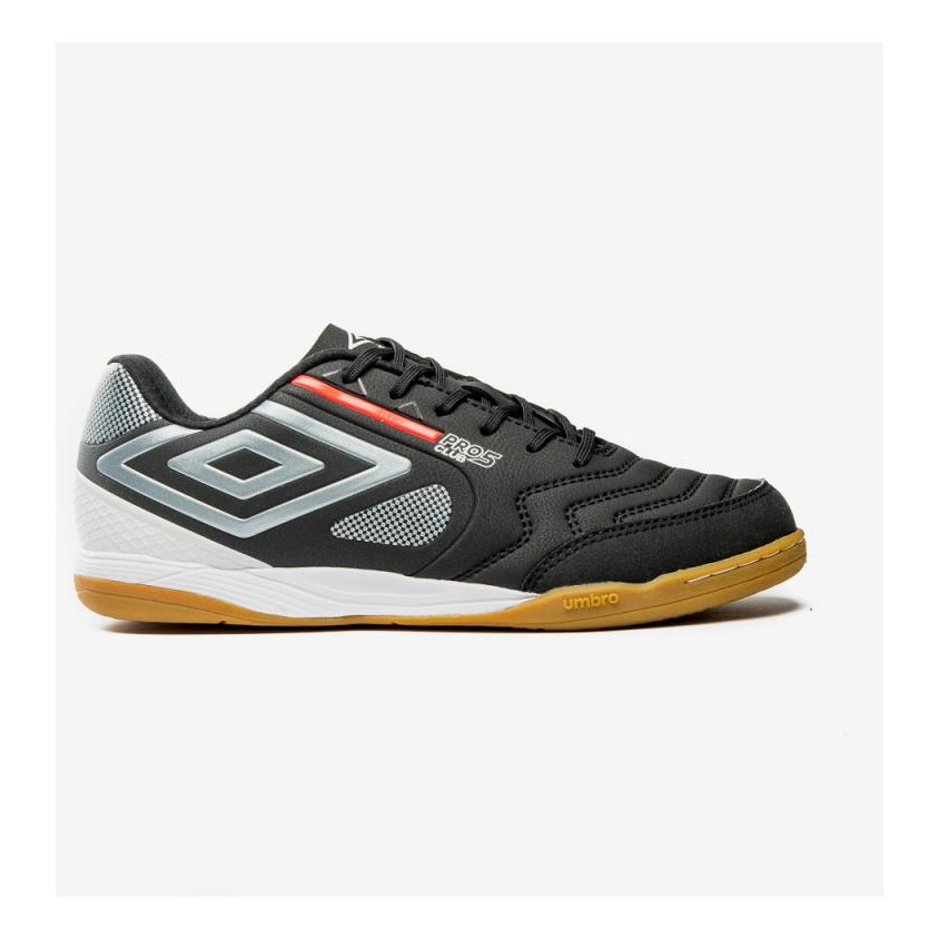 Chuteira Futsal Umbro Pro5 Bump Club Couro Legítimo Original Indoor Profissional Futebol de Salão