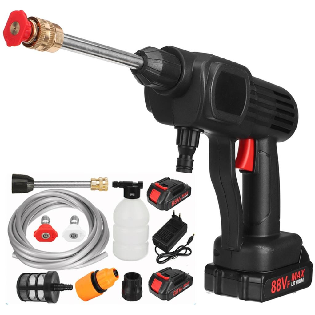 Pistola Lava Jato Portátil Alta Pressão Sem Fio Recarregavel em Oferta na Shopee