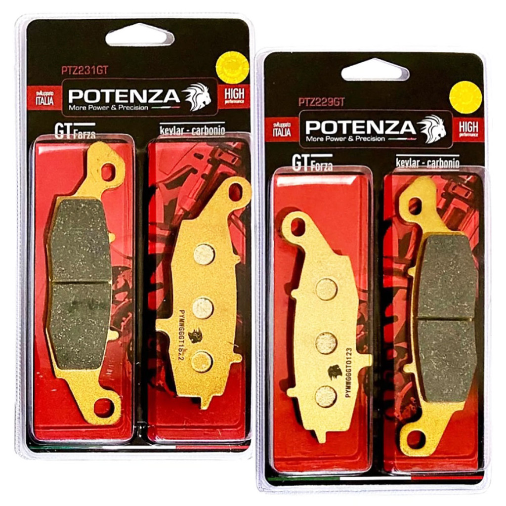 Kit Pastilhas de Freio Dianteiras P/ Suzuki Gladius 650 / Vstrom 650 / Versys 650 / Vulcan 900 Potenza Sinterizada em Oferta na Shopee