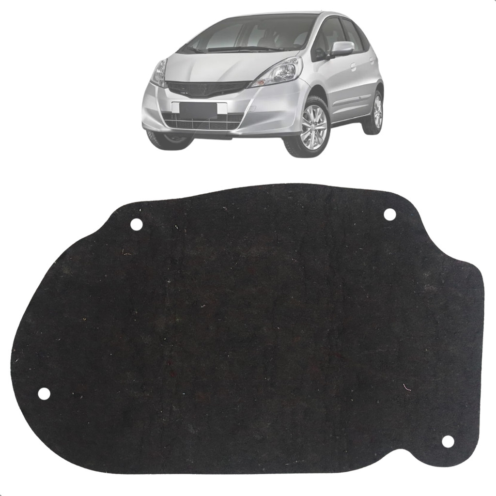 Forro Manta Acústica Capo Honda Fit 2009 2010 2011 2012 2013 2014 + Presilhas