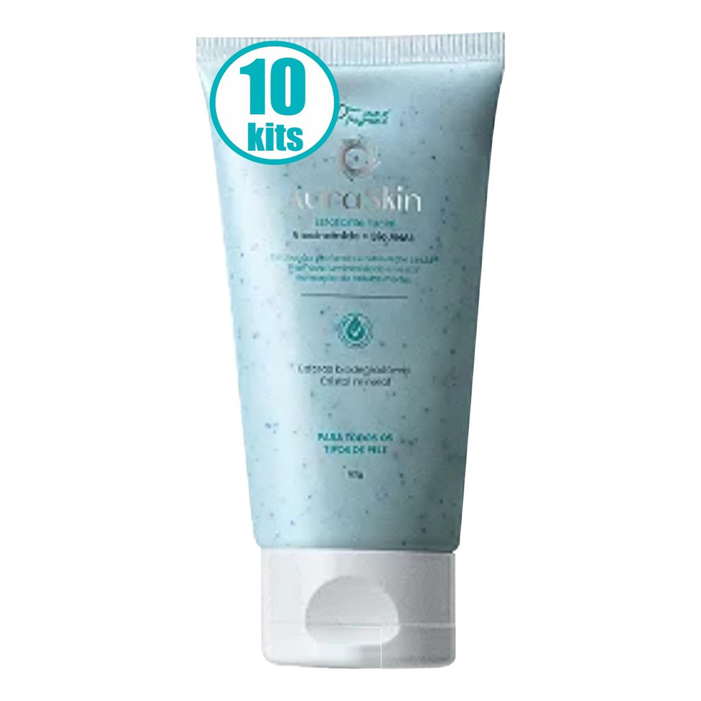 10 Esfoliante Facial Auraskin Suavefragrance Cuidado Atacado
