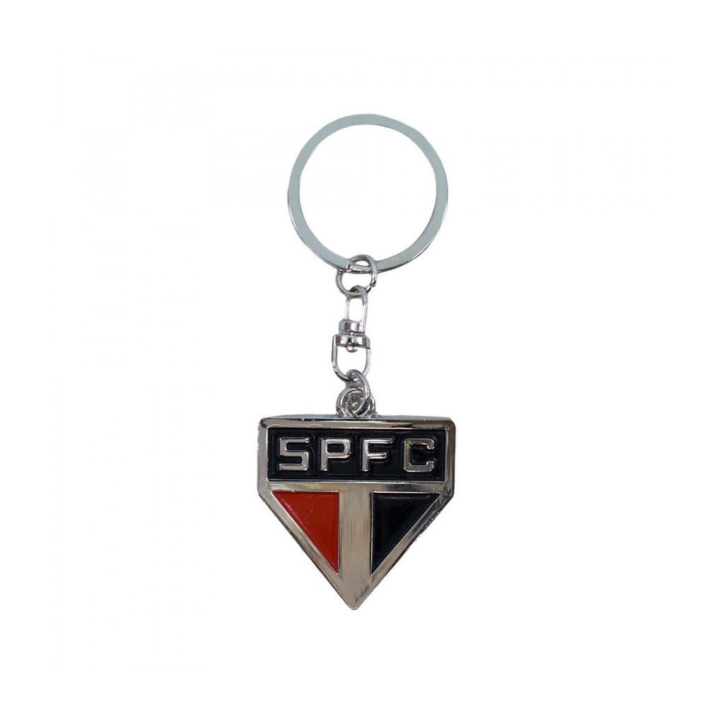 Chaveiro Time São Paulo SPFC de Metal Brasão - Produto Licenciado Original