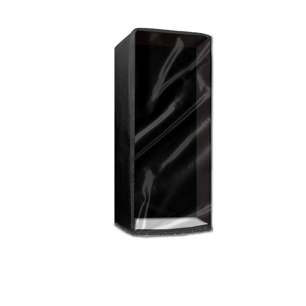 Capa para Som Torre XT-2212T Preta Frente Transparente Impermeável A122cm L39cm P39cm