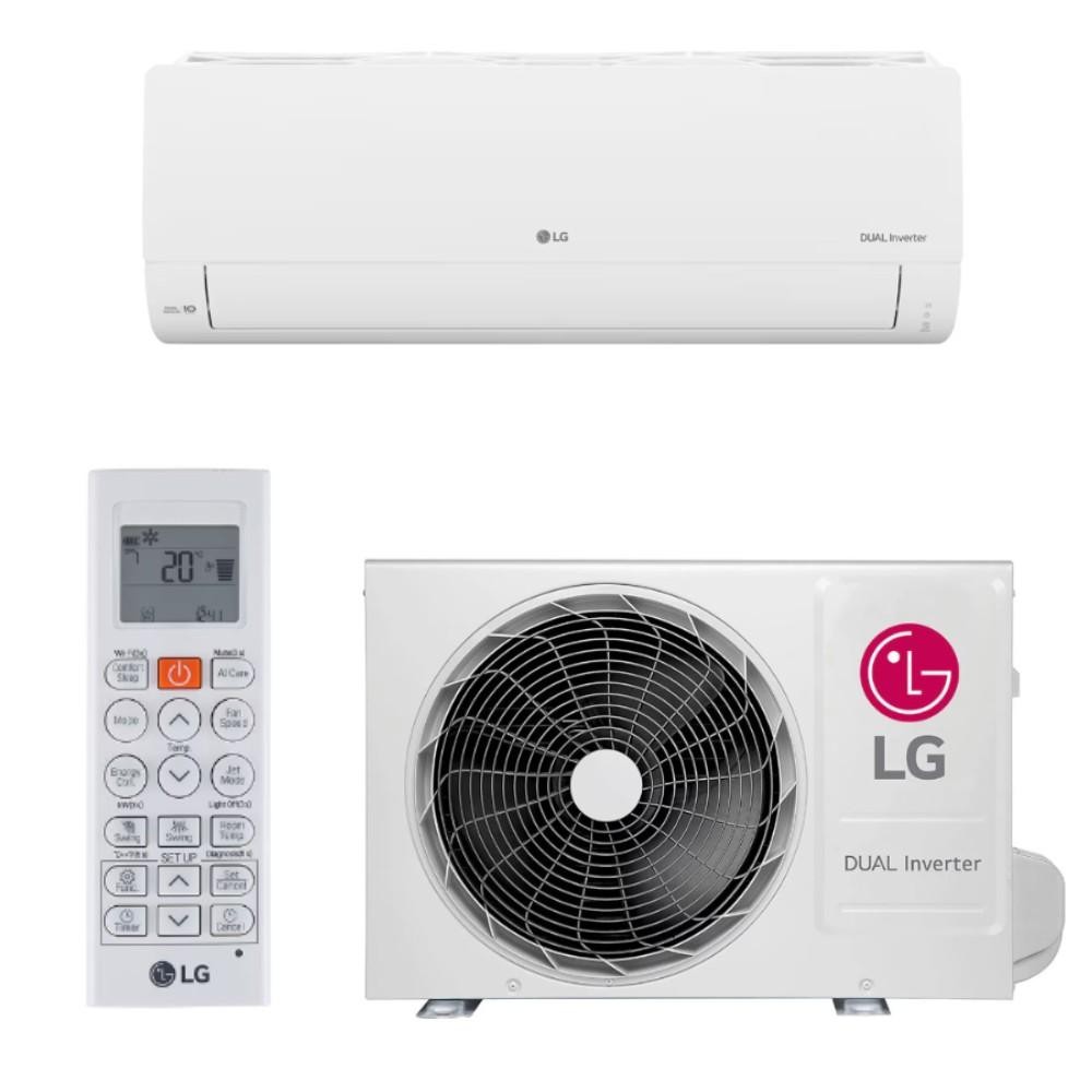 Ar-Condicionado LG Dual Inverter Compact +AI 9.000 BTU Frio 220V