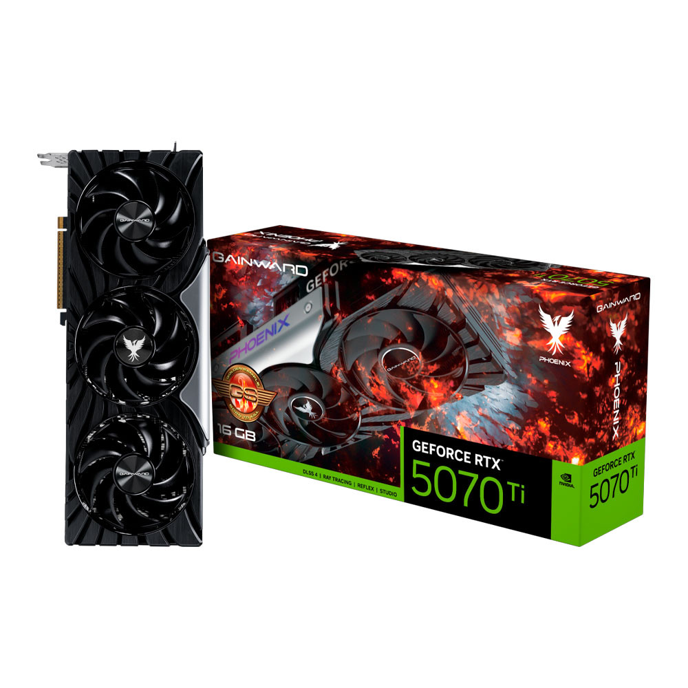 Placa de vídeo RTX 5070 Ti 16GB Phoenix GS V1 Gainward - NE7507TS19T2-GB2031C