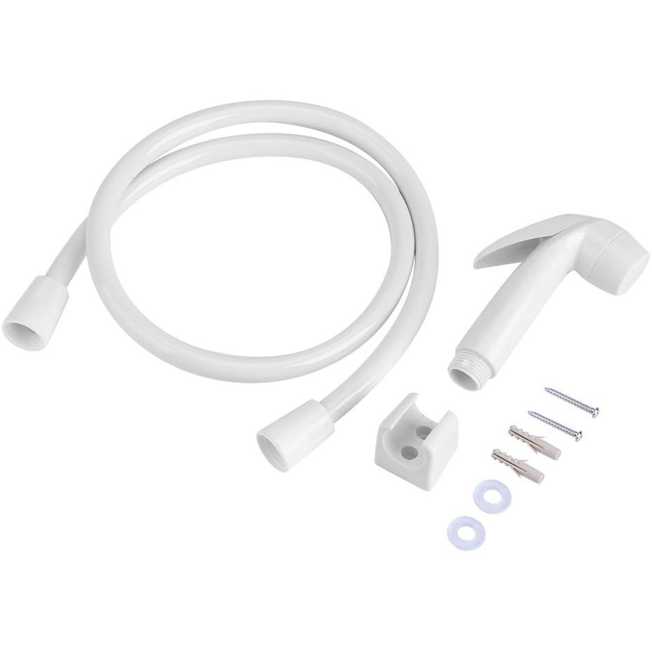 Ducha Higiênica De Vaso Sanitário Plástico Montado Na Parede Chuveiro Banheiro Portátil Bidê