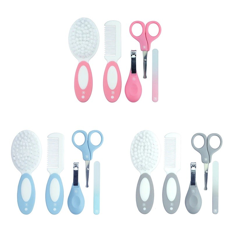 Kit Cuidados e Higiene para Bebê 5 Peças Pimpolho Kit Higiene para bebe Pimpolho 5 peças