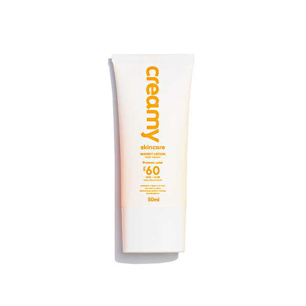 PROTETOR SOLAR FPS60 WATERY LOTION 50ML - CREAMY - Beauty