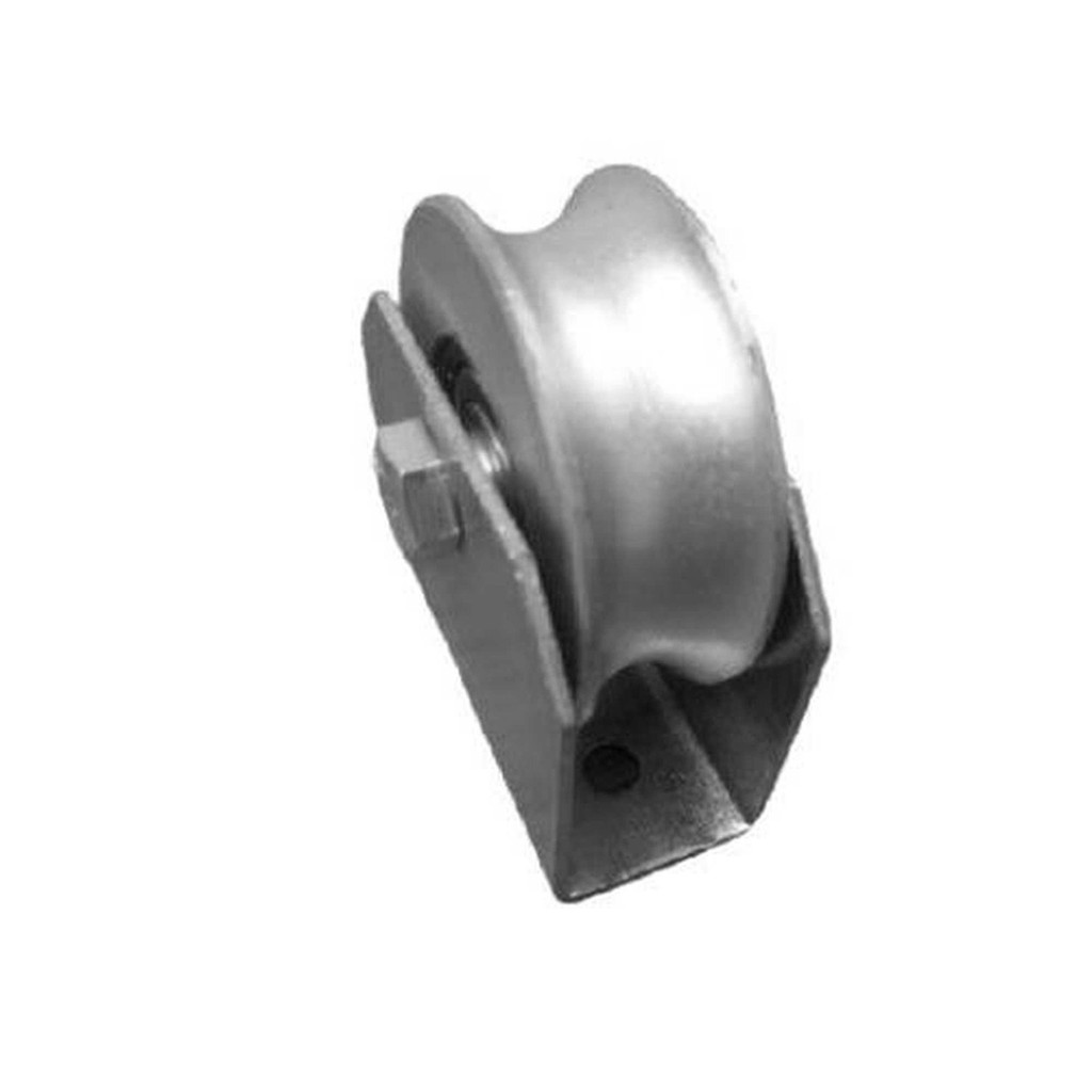 Roldana Ferro Maciça 60mm (2 1/2") Cano 1/2" - Uso em Portões - Ferrosul