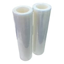 2 Bobina Rolo 5Kg Filme Stretch 500mmx0,25mic Virgem Transparente Alta Resistência Elasticidade