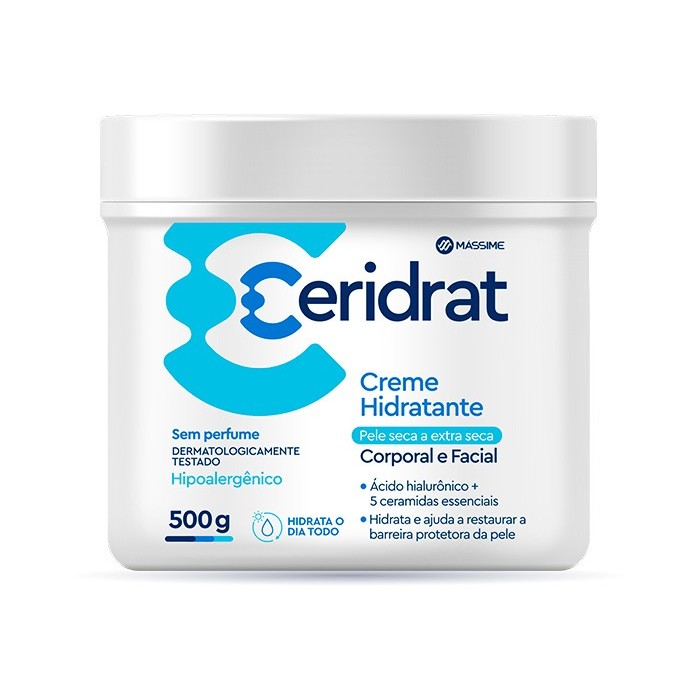 CERIDRAT CREME CORPORAL E FACIAL 500G em Oferta na Shopee