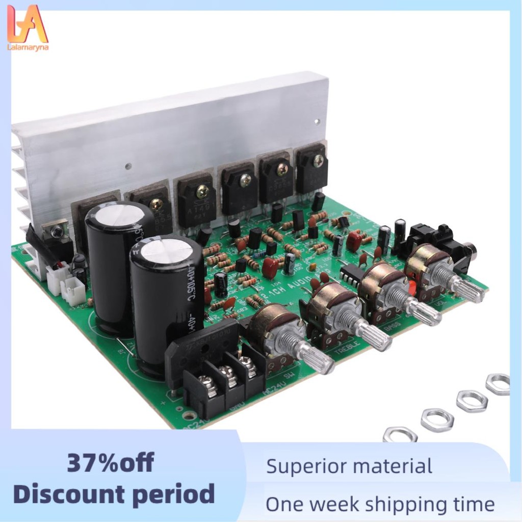 Placa Amplificadora De Áudio 2.1 Canais 240W Subwoofer De Alta Potência AMP Dual AC18-24V Home Theater